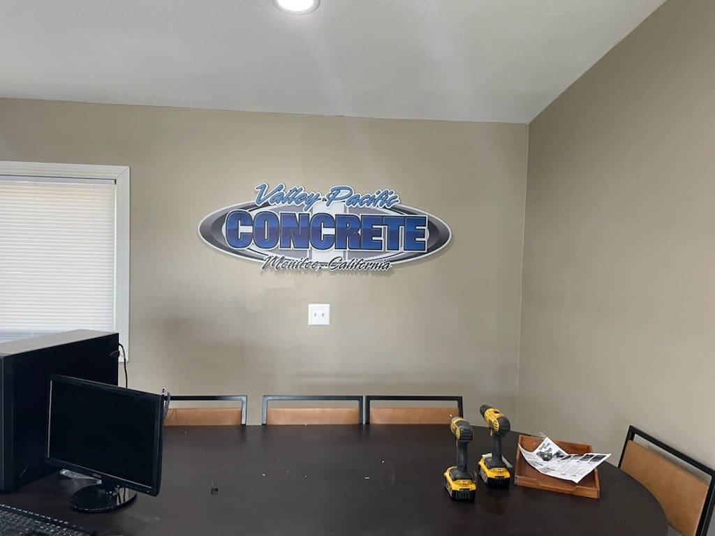 Valley Pacific layered acrylic 3D sign full color print